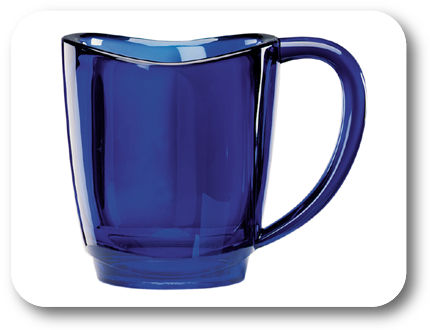 Fine Colored Crystal Mug